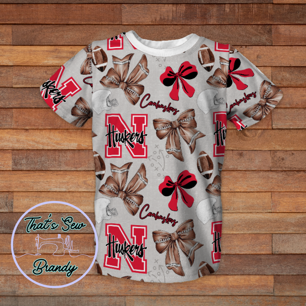 Cornhusker Bows Tee